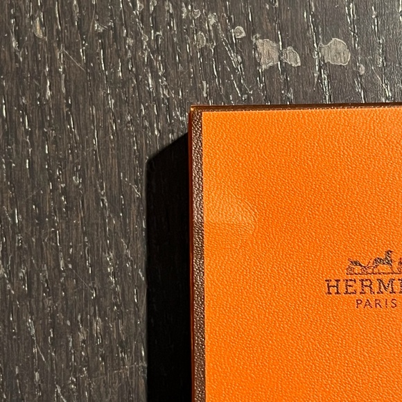 Hermes small empty box jewelry case decoration storage orange - Picture 8 of 9